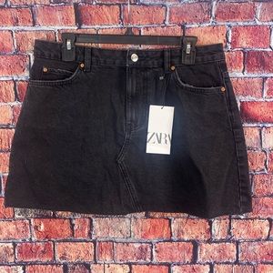 ZARA DENIM MINI SKIRT
